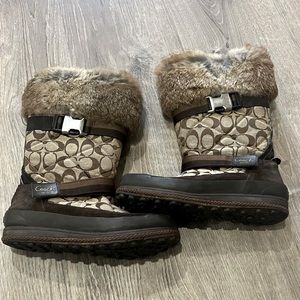 Coach Winter Boots. Size 8.